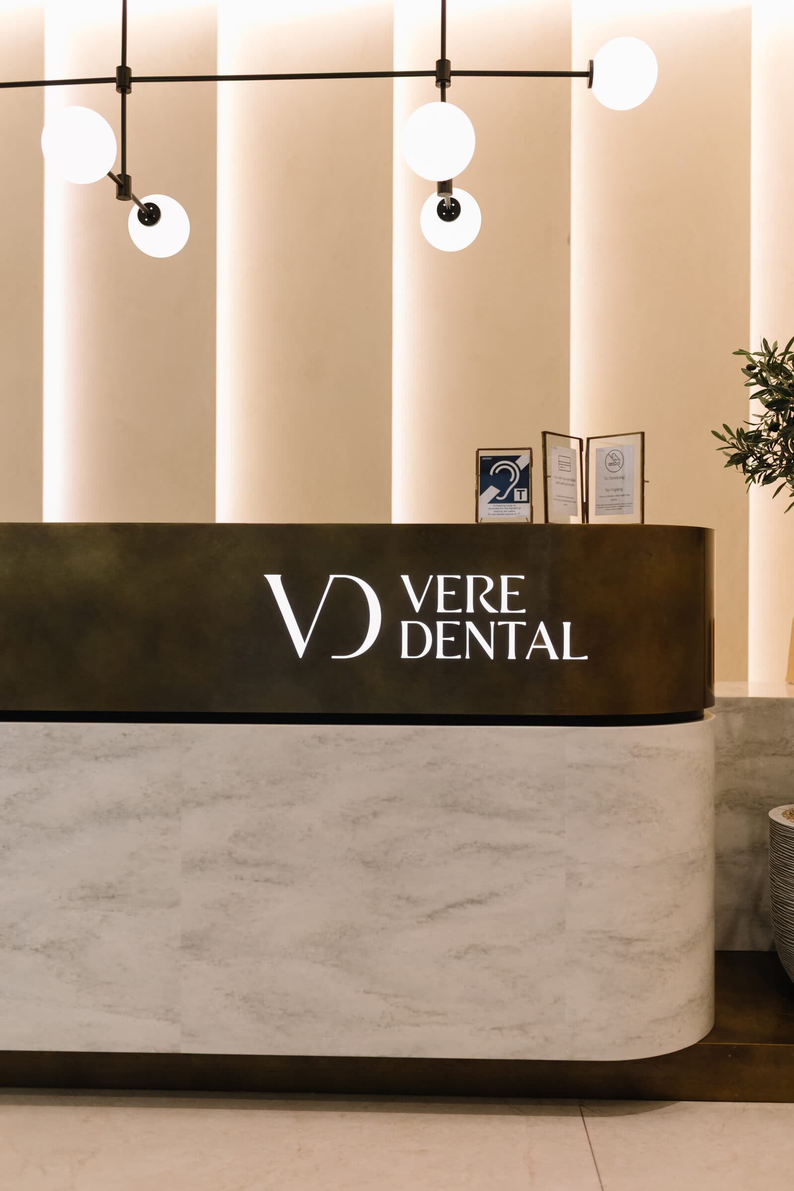 Clinic interior at Vere Dental