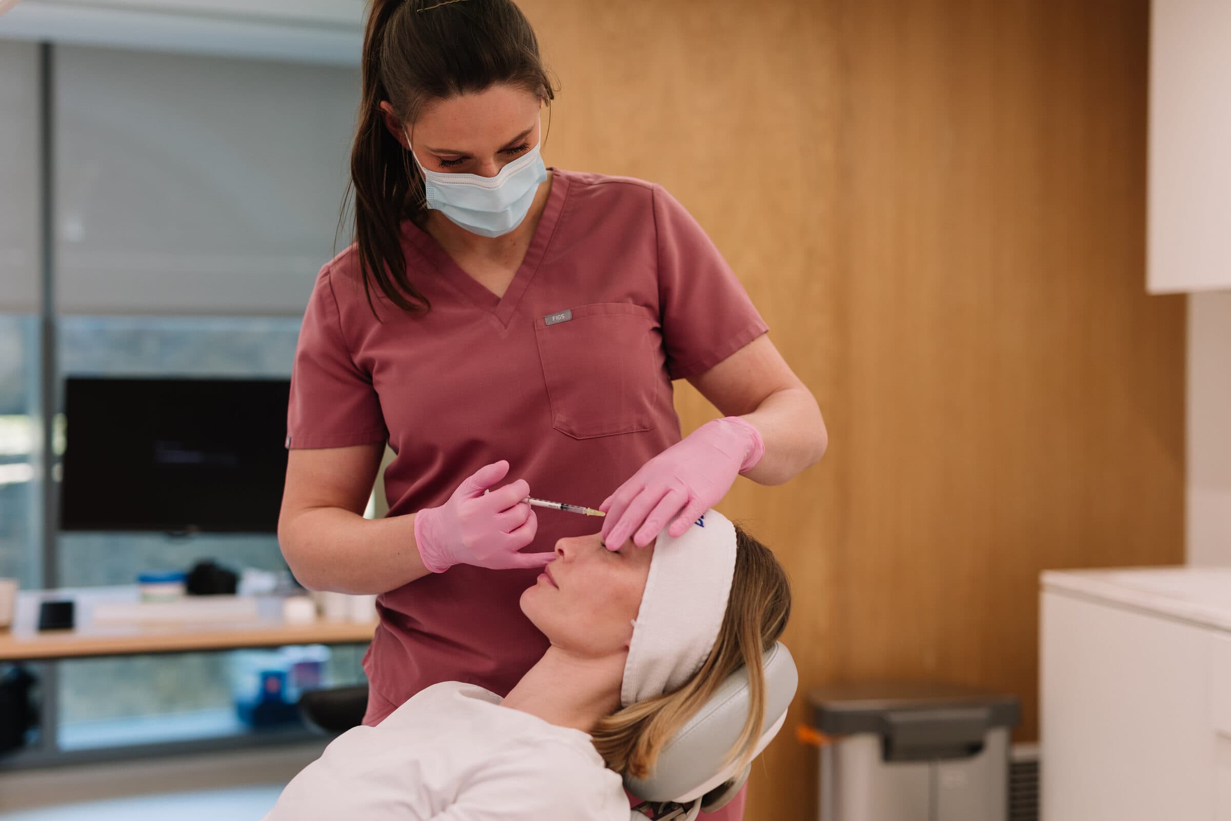 Facial treatment at Vere Dental