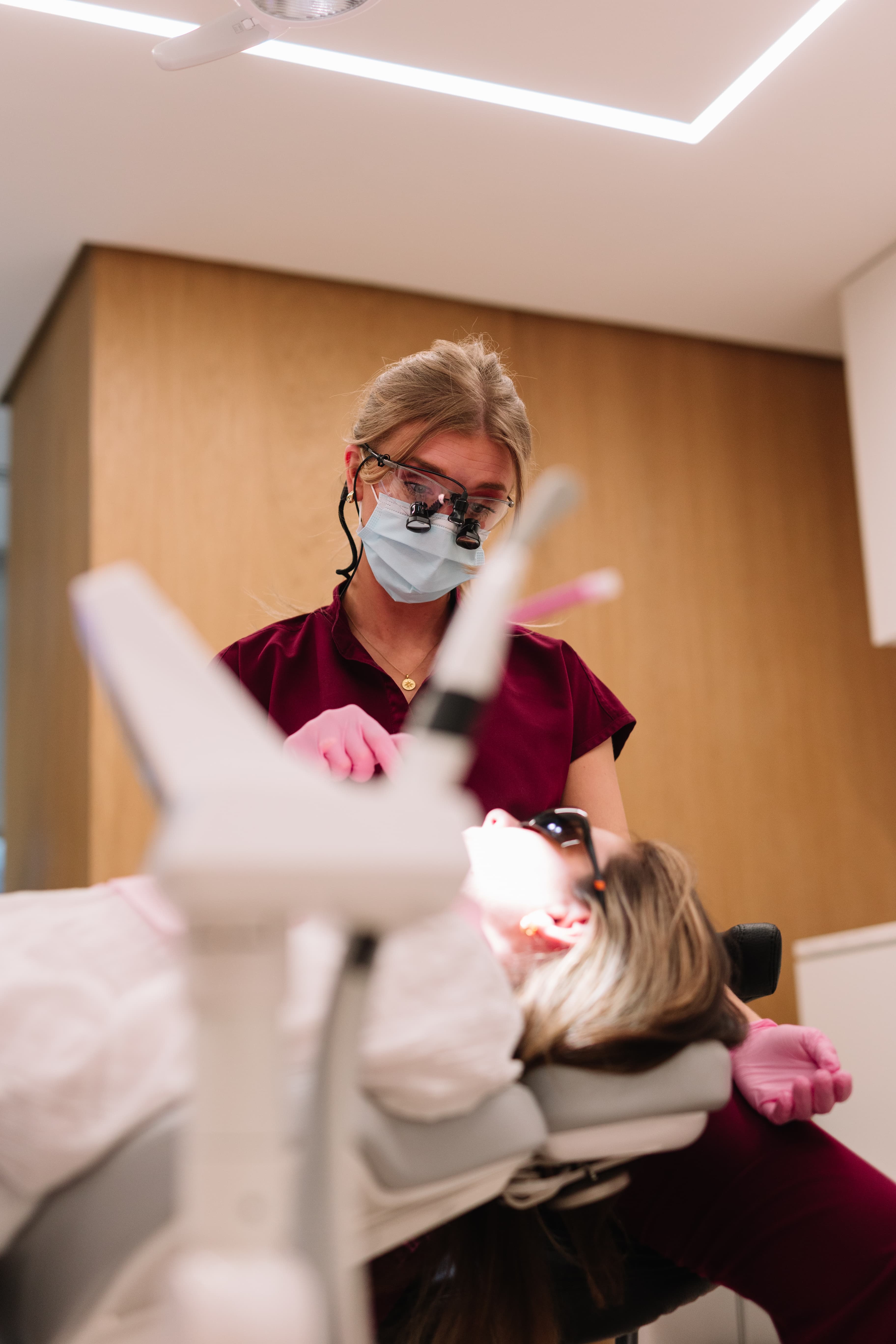 Hygiene treatment in progress at Vere Dental