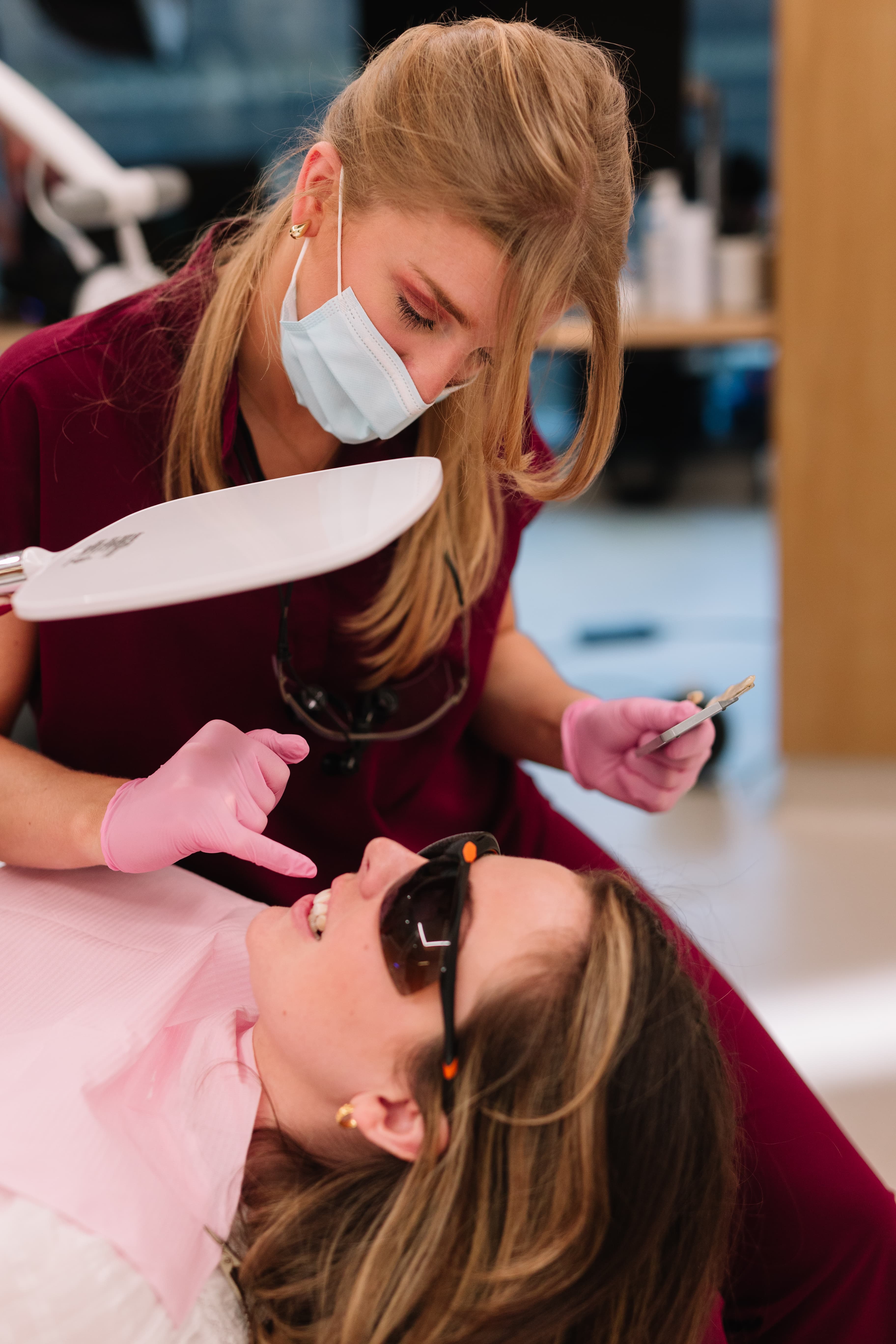 Cosmetic dentistry consultation